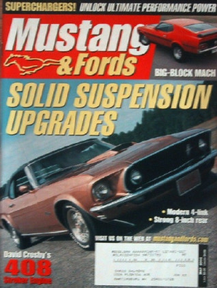 MUSTANG & FORDS 2002 MAY - OLD-SCHOOL PAXTON BLOWER